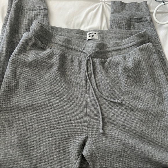Aritzia Sunday Best Baby Waffle Jogger Size XS - Picture 2 of 3